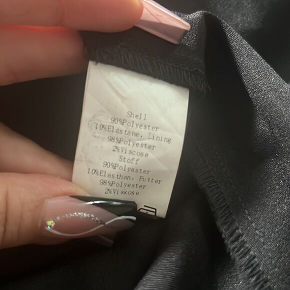 Nwt Jasambac Off one Shoulder Cocktail Party Wedding Guest Satin Dress XL - Picture 9 of 13